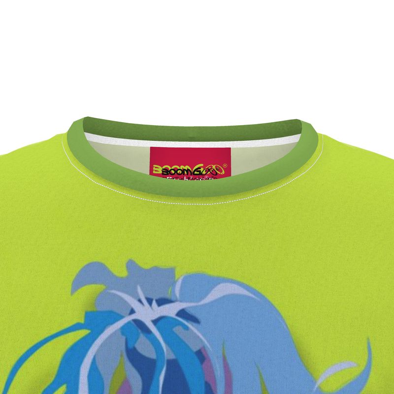 BoomGoo® T-shirt (unisex) pop art "LadyFunk" 1g green