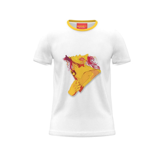 BoomGoo® T-shirt (unisex) pop art "LadyBlues" 1r red