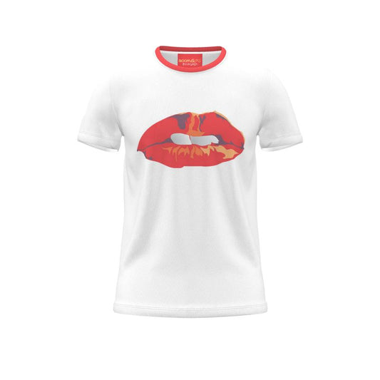 BoomGoo® T-shirt (unisex) pop art "LadyBlues" 1L Lips