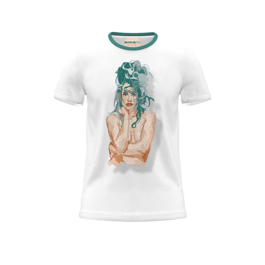 BoomGoo® T-shirt (unisex) pop art "Cheveux Nue" 1s sketch