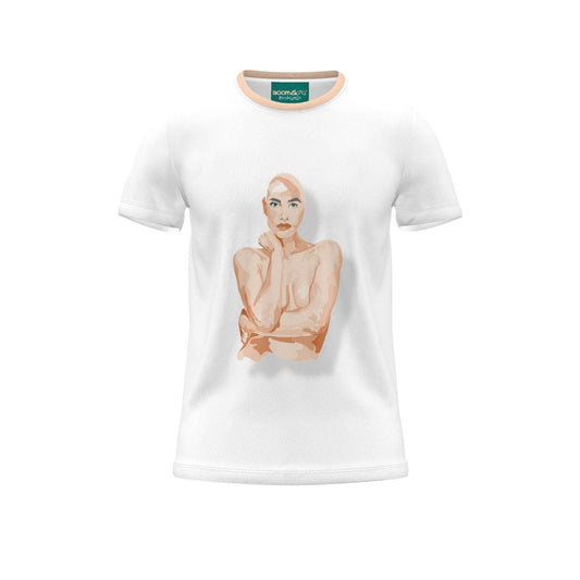 BoomGoo® T-shirt (unisex) pop art "Cheveux Nue" 1n nue