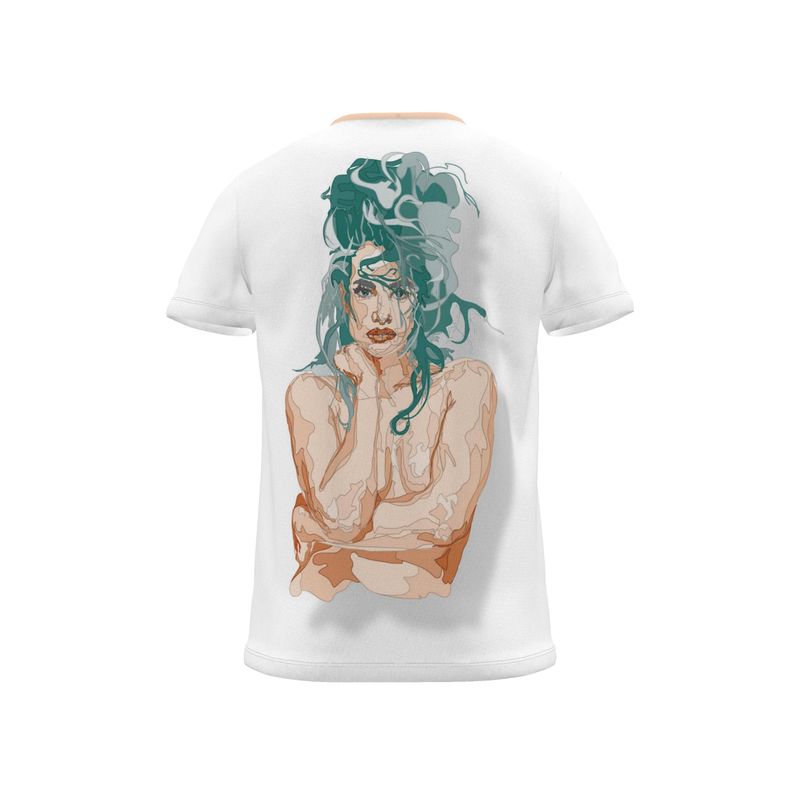 BoomGoo® T-shirt (unisex) pop art "Cheveux Nue" 1n nue