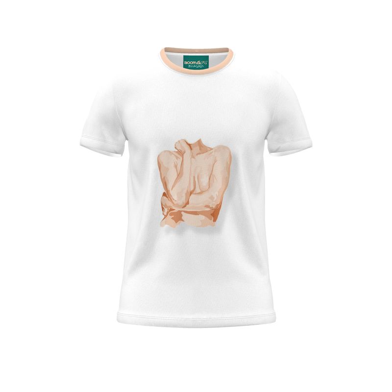 BoomGoo® T-shirt (unisex) pop art "Cheveux Nue" 1nc nue crop