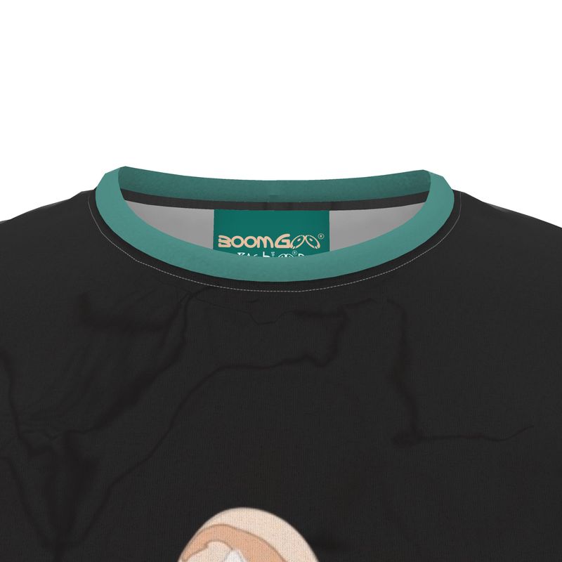 BoomGoo® T-shirt (unisex) pop art "Cheveux Nue" 1ns nue sketch black