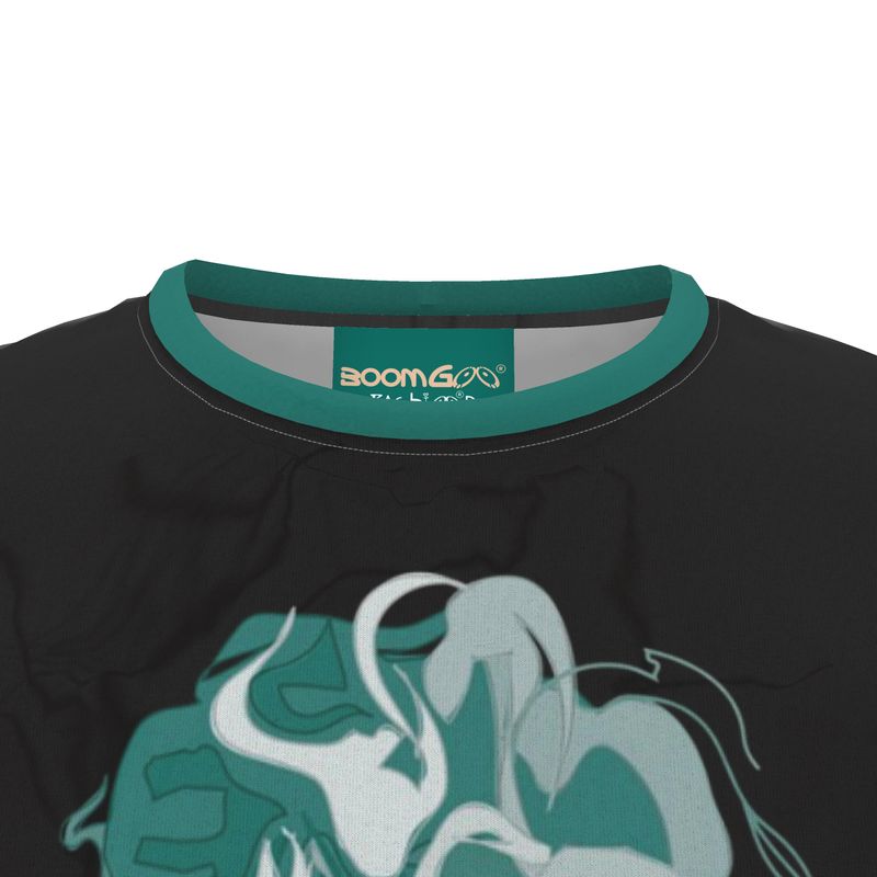 BoomGoo® T-shirt (unisex) pop art "Cheveux Nue" 1bbs bust sketch black