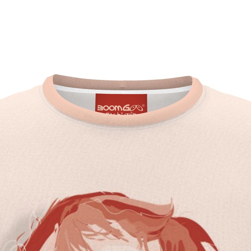 BoomGoo® T-shirt (unisex) pop art "Dany" 1p on pink