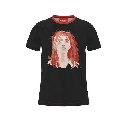 BoomGoo® T-shirt (unisex) pop art "Dany" 1b on black