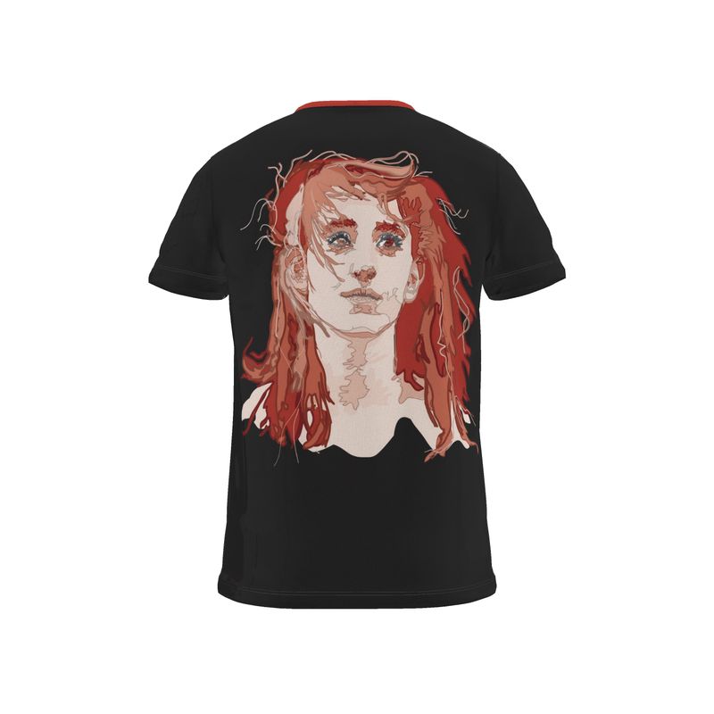 BoomGoo® T-shirt (unisex) pop art "Dany" 1b on black