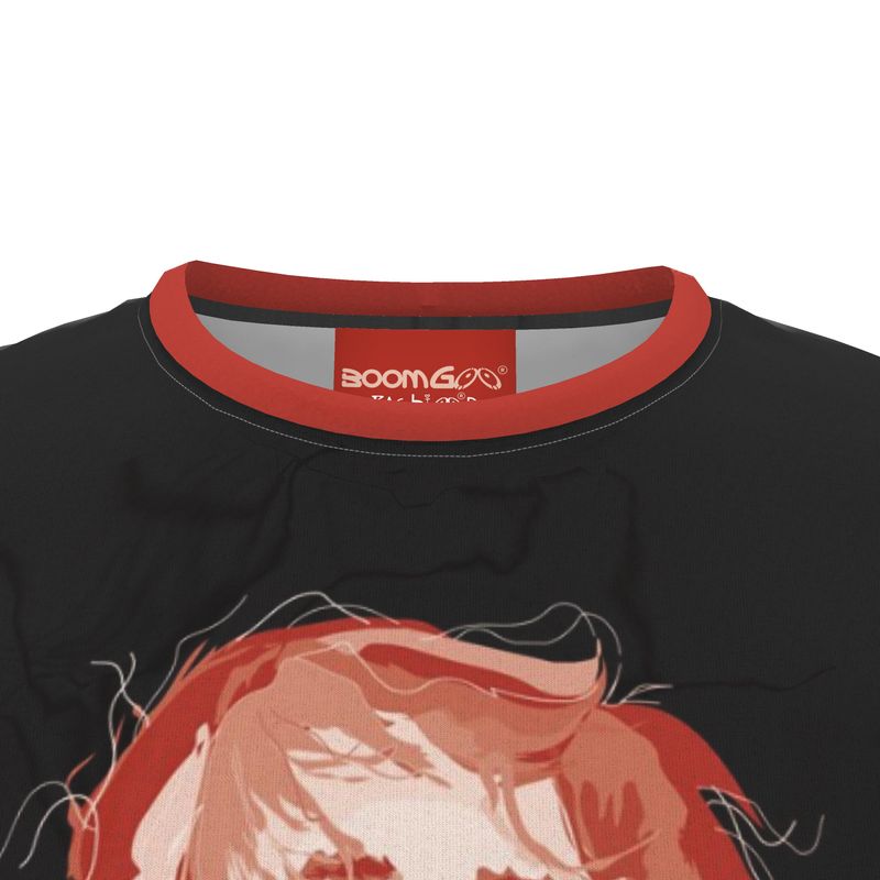 BoomGoo® T-shirt (unisex) pop art "Dany" 1b on black
