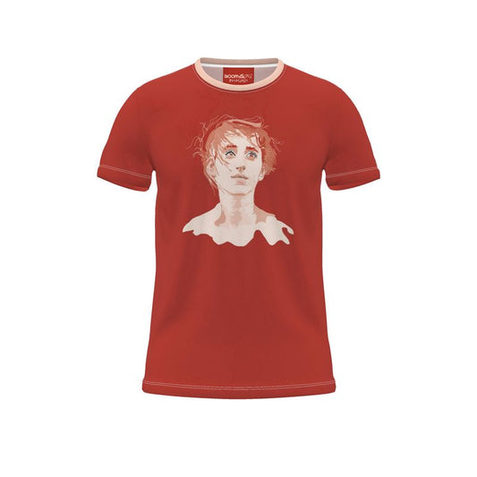 BoomGoo® T-shirt (unisex) pop art "Dany" 1cb on brown