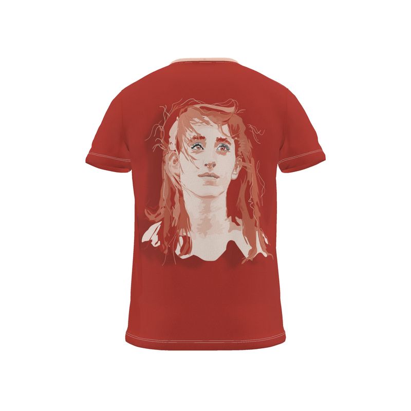 BoomGoo® T-shirt (unisex) pop art "Dany" 1cb on brown