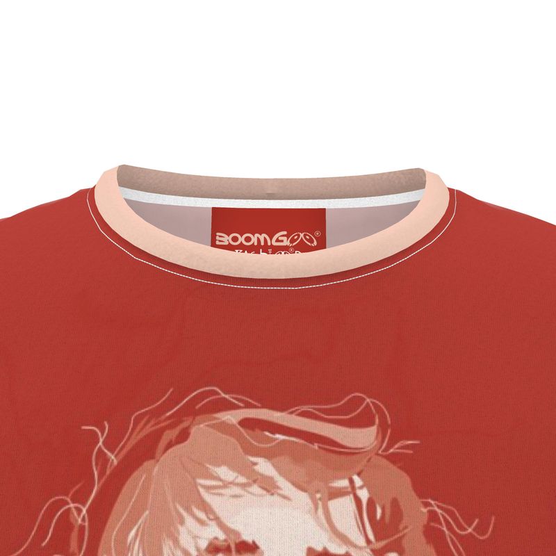BoomGoo® T-shirt (unisex) pop art "Dany" 1cb on brown