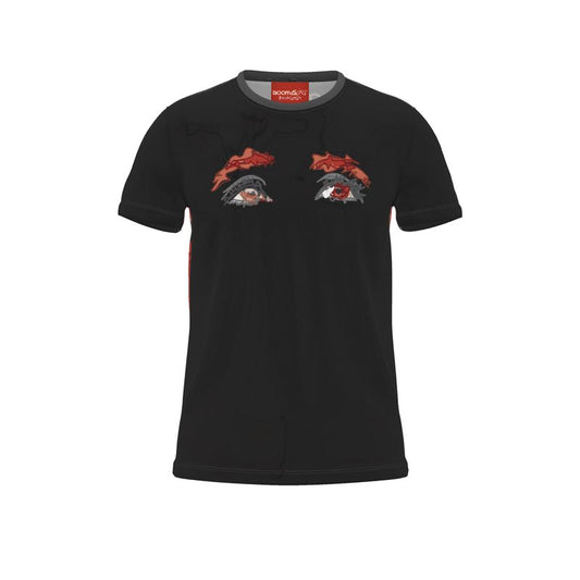 BoomGoo® T-shirt (unisex) pop art "Dany" 1eb eyes on black