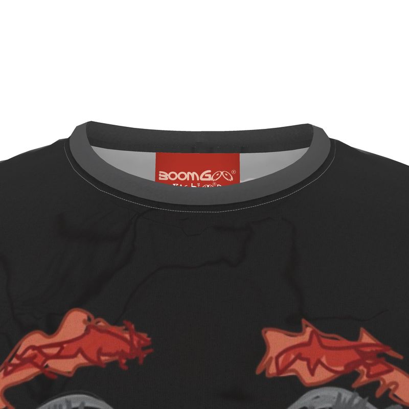 BoomGoo® T-shirt (unisex) pop art "Dany" 1eb eyes on black