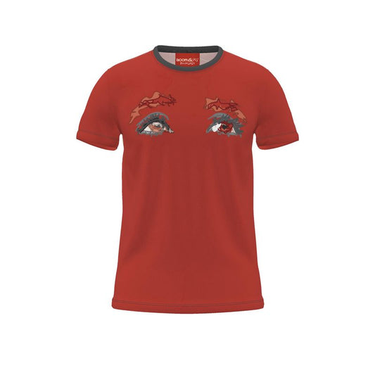 BoomGoo® T-shirt (unisex) pop art "Dany" 1eb eyes on brown
