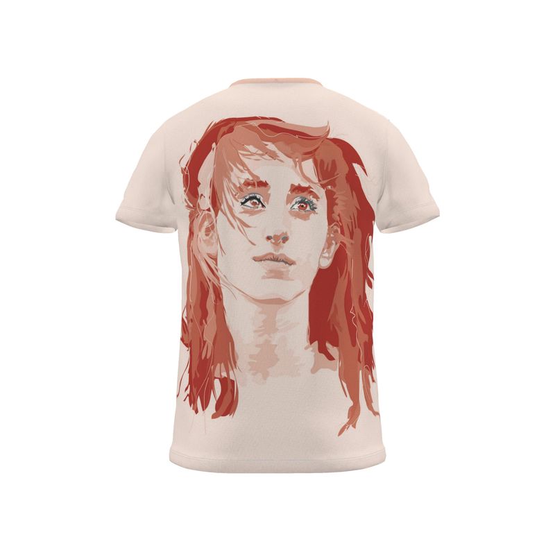 BoomGoo® T-shirt (unisex) pop art "Dany" 1ep eyes on pink
