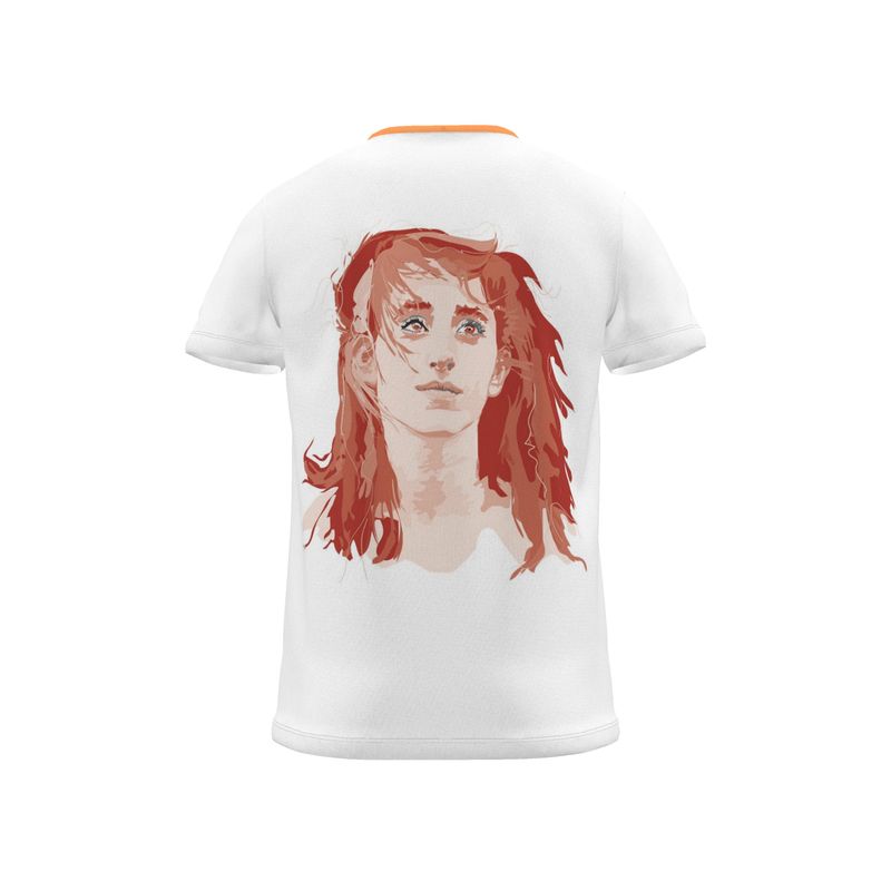 BoomGoo® T-shirt (unisex) pop art "Dany" 2o iGuru orange