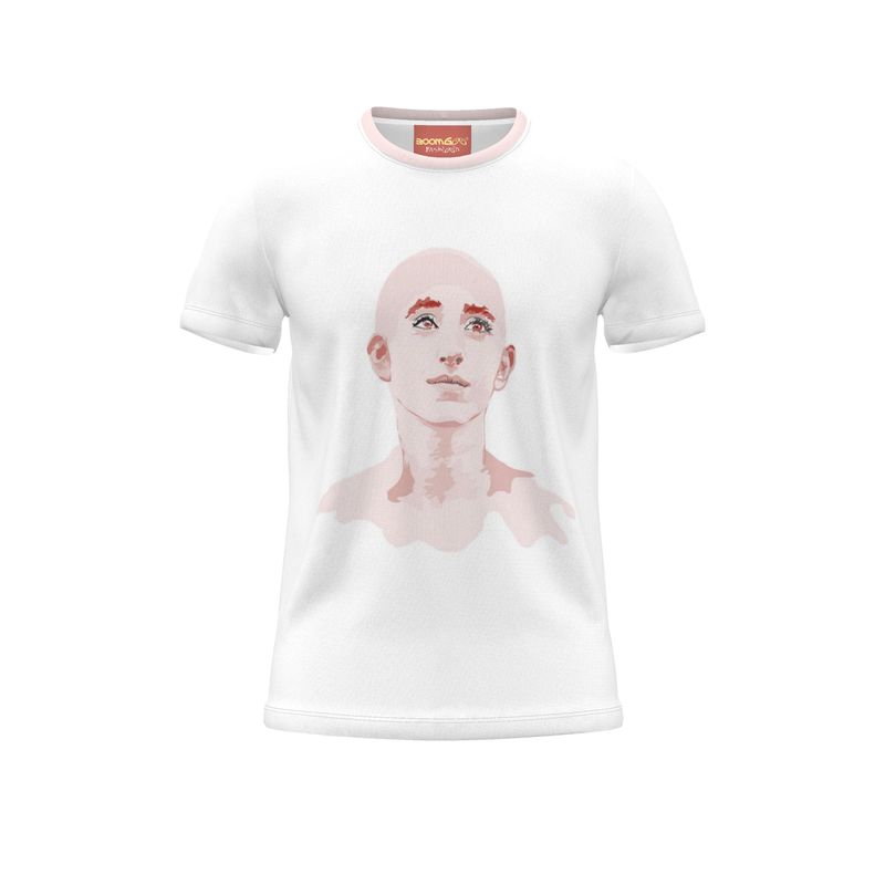 BoomGoo® T-shirt (unisex) pop art "Dany" 2 iGuru pink