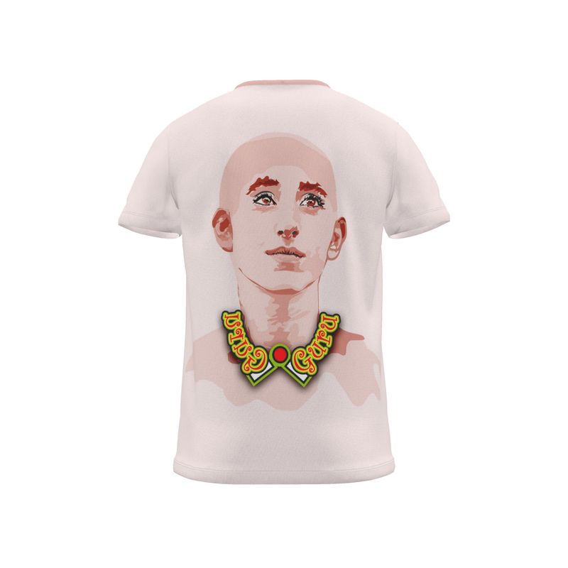 BoomGoo® T-shirt (unisex) pop art "Dany" 2pp iGuru pink on pink