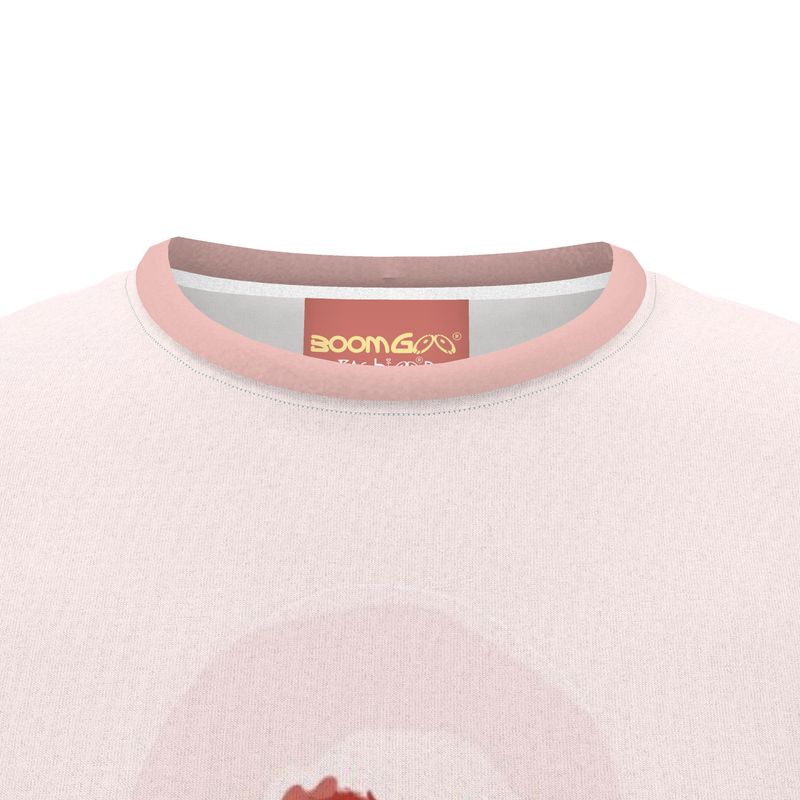 BoomGoo® T-shirt (unisex) pop art "Dany" 2pp iGuru pink on pink