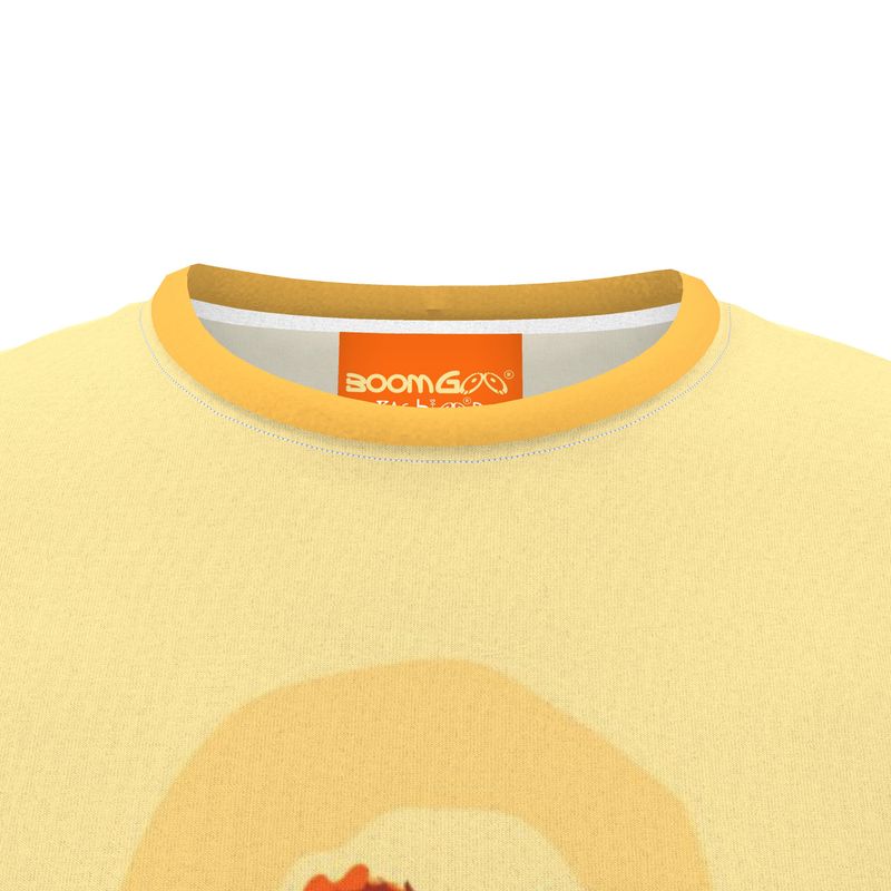 BoomGoo® T-shirt (unisex) pop art "Dany" 2yy iGuru yellow on yellow