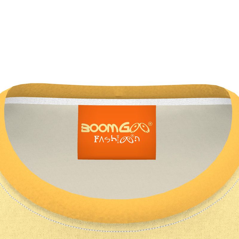 BoomGoo® T-shirt (unisex) pop art "Dany" 2yy iGuru yellow on yellow