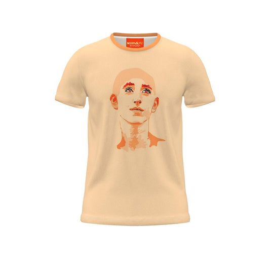 BoomGoo® T-shirt (unisex) pop art "Dany" 2oo iGuru orange on orange