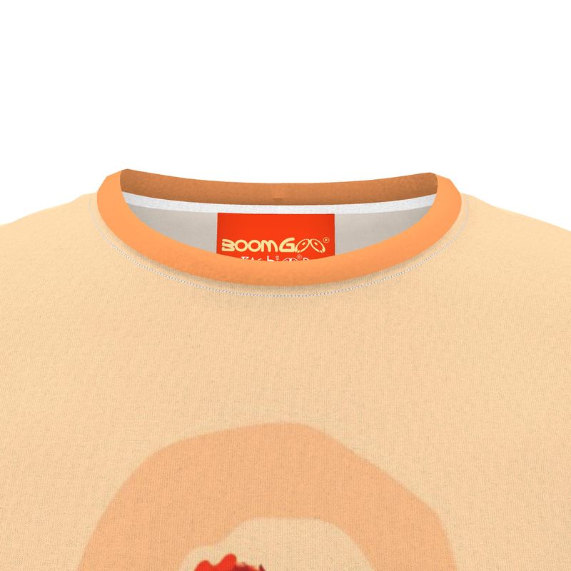 BoomGoo® T-shirt (unisex) pop art "Dany" 2oo iGuru orange on orange