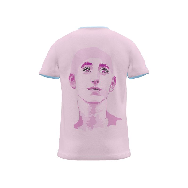 BoomGoo® T-shirt (unisex) pop art "Dany" 2bb iGuru blue on blue