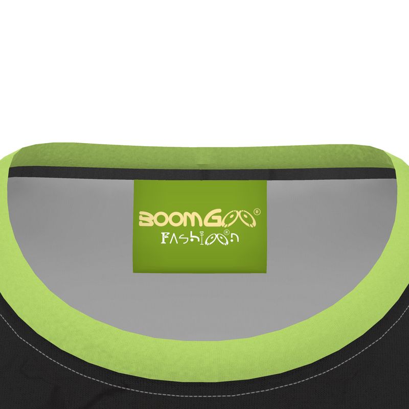 BoomGoo® T-shirt (unisex) pop art "Dany" 2gb iGuru green on black