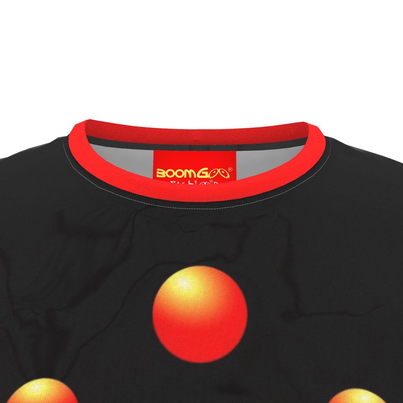 BoomGoo® T-shirt (unisex) pop art "Dany" 3b iGuru Spheres on black