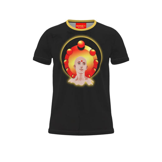 BoomGoo® T-shirt (unisex) pop art "Dany" 3bg iGuru Spheres glow black