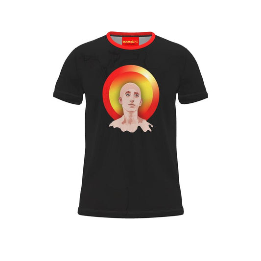 BoomGoo® T-shirt (unisex) pop art "Dany" 4b iGuru Gong on black
