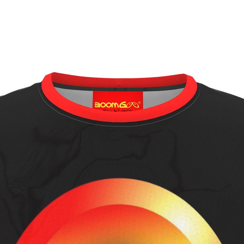 BoomGoo® T-shirt (unisex) pop art "Dany" 4b iGuru Gong on black
