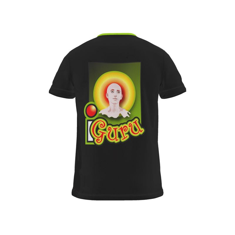 BoomGoo® T-shirt (unisex) pop art "Dany" 5b iGuru logo on black