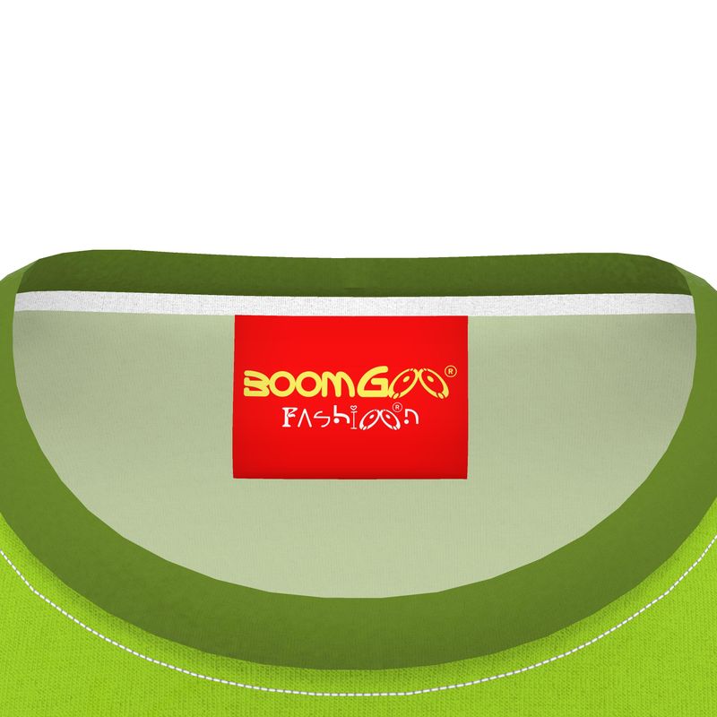 BoomGoo® T-shirt (unisex) pop art "Dany" 5g iGuru logo on green