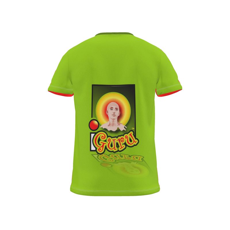 BoomGoo® T-shirt (unisex) pop art "Dany" 5rg iGuru logo on red