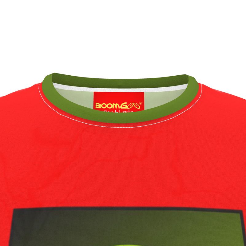 BoomGoo® T-shirt (unisex) pop art "Dany" 5rg iGuru logo on red