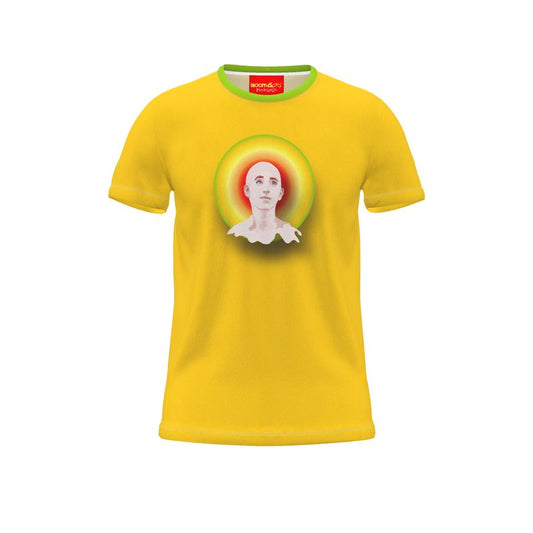Pop art all-over print : ) T-shirt • Dany 6y iGuru circles on yellow