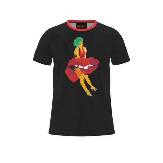 Copy of BoomGoo® T-shirt (unisex) pop art "Marylin too" 1sb on black