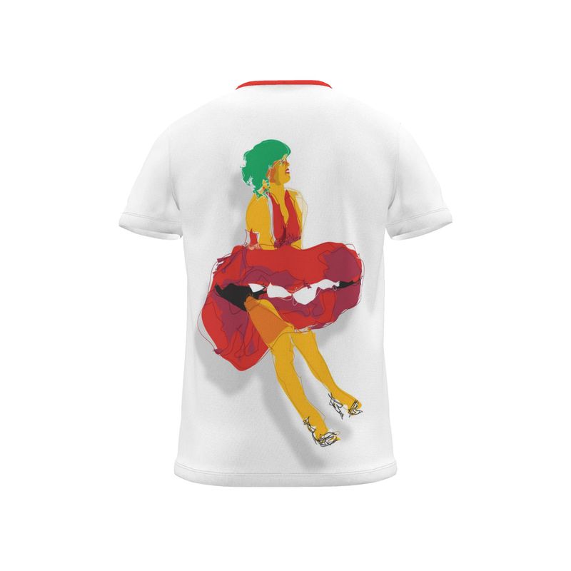 BoomGoo® T-shirt (unisex) pop art "Marylin too" 1Ls Lips