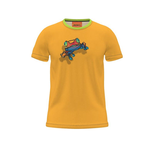 BoomGoo® T-shirt (unisex) "frrrog" 1sy yellow