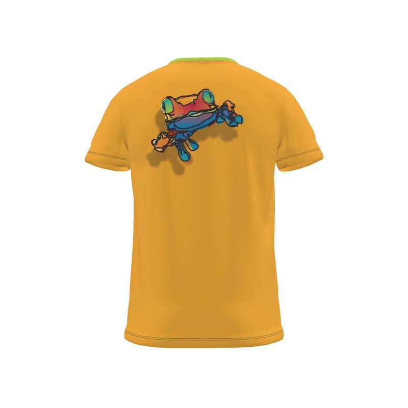 BoomGoo® T-shirt (unisex) "frrrog" 1sy yellow