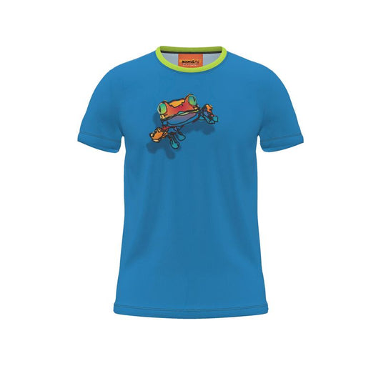 BoomGoo® T-shirt (unisex) "frrrog" 1s blue