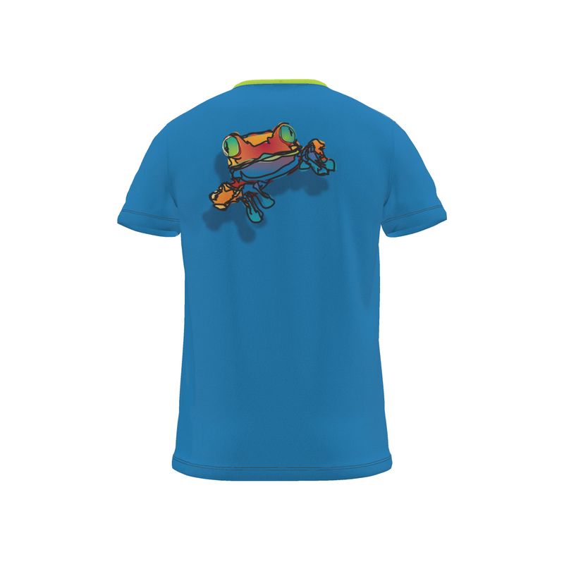 BoomGoo® T-shirt (unisex) "frrrog" 1s blue