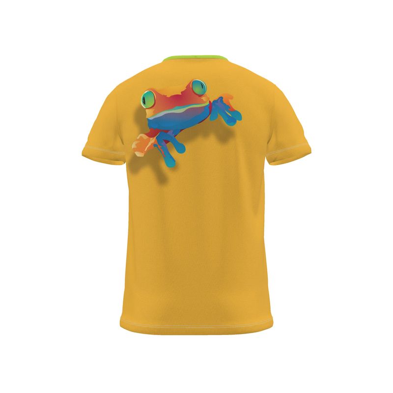 BoomGoo® T-shirt (unisex) "frrrog" 1y on yellow