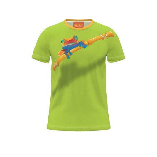 BoomGoo® T-shirt (unisex) "frrrog" 1g on green
