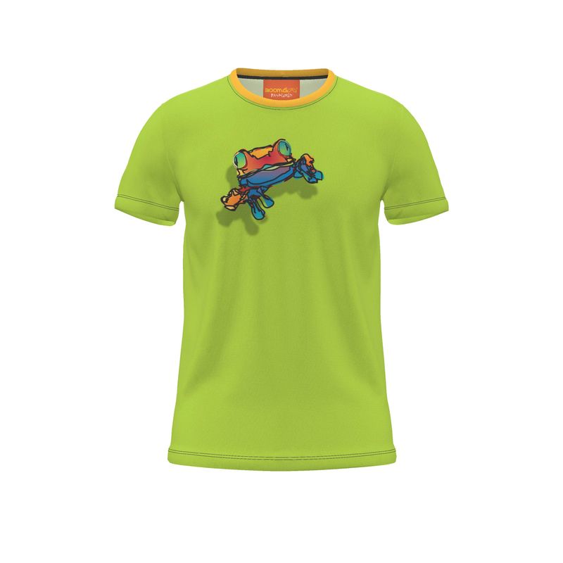 BoomGoo® T-shirt (unisex) "frrrog" 1g green