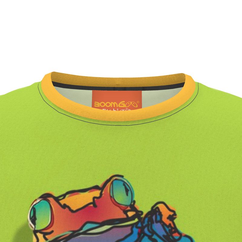 BoomGoo® T-shirt (unisex) "frrrog" 1g green