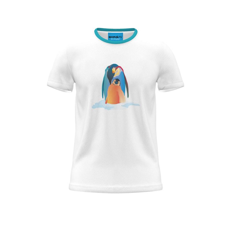 BoomGoo® T-shirt (unisex) pop art "Papapapenguin" 1